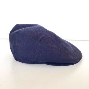 Magill Wool Blend Flat Fly Cap Size Small Blue
